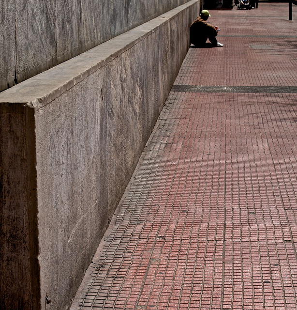 Beggar in Athens, April 2011. Photo by Petros Diveris